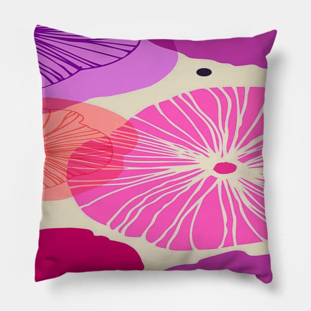 pop art pastel pattern Pillow by iambolders