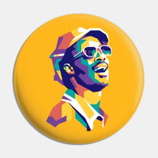 Stevie Wonder WPAP Limit Color Pin