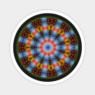 Colourful Magic Ring Mandala Magnet