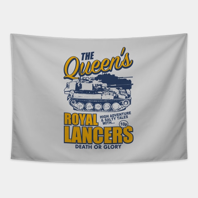 Queen's Royal Lancers Tapestry by Firemission45