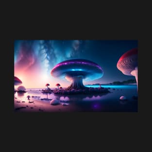 Fantasy mushroom cinematic light T-Shirt