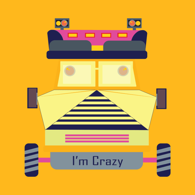 Crazy Truck Driver T shirt by Russell Jayedi