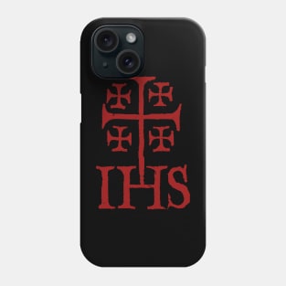 Jerusalem Cross IHS Phone Case