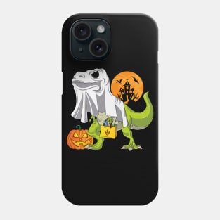 Ghost Dinosaur Funny Halloween T Rex For Boys Costume Phone Case