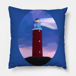 Red Lighthouse Pillow