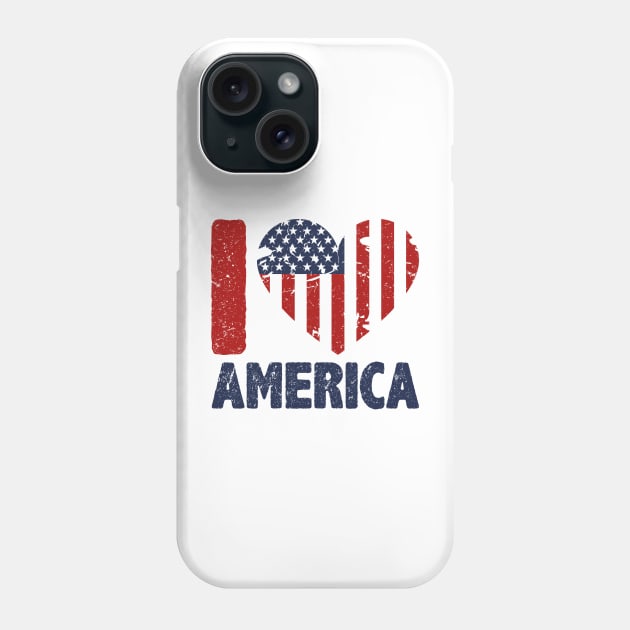 American independence day flag design Phone Case by Cupidostore