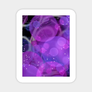 Purple Bubbles Magnet