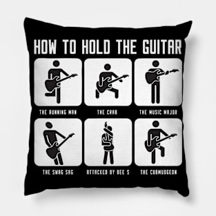 How To Hold The Guitar Pillow