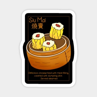 Siu Mai Food Magnet