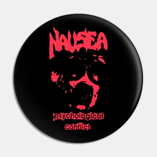 Nausea Psychological Conflict Pin