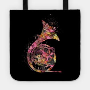 French horn music art #frenchhorn #music Tote