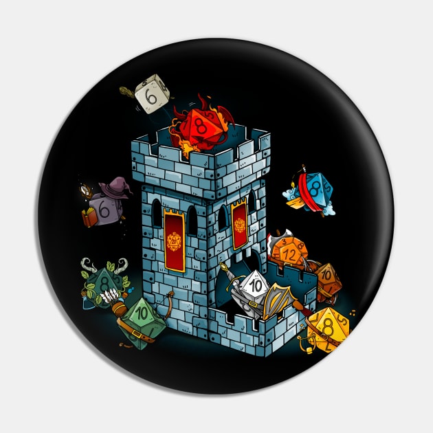 Dice Tower Pin by Vallina84