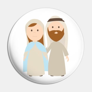 St. Joseph and Virgin Mary Pin