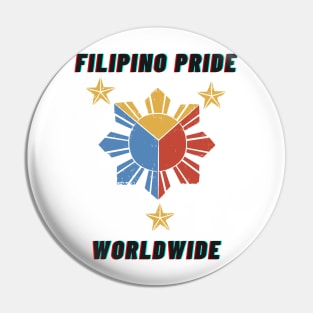 Pinoy Pride Filipino Worldwide Pin