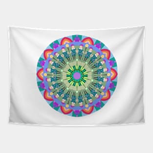 Holding her hand Mandala Tapestry