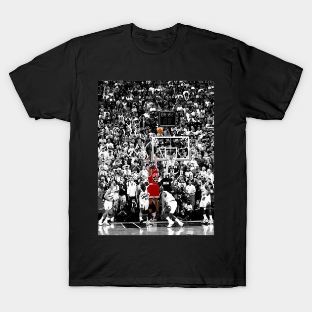 Best Quality Michael Jordan Shot Over Russell