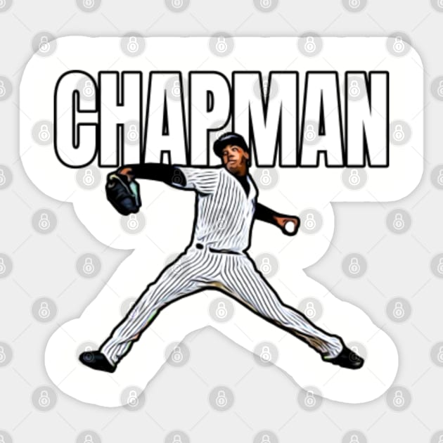 Aroldis Chapman 54 - Yankees - Sticker