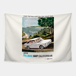 HILLMAN IMP CALIFORNIAN - advert Tapestry