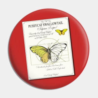 Pussycat Swallowtail Pin