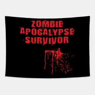 Zombie Apocalypse Survivor Tapestry