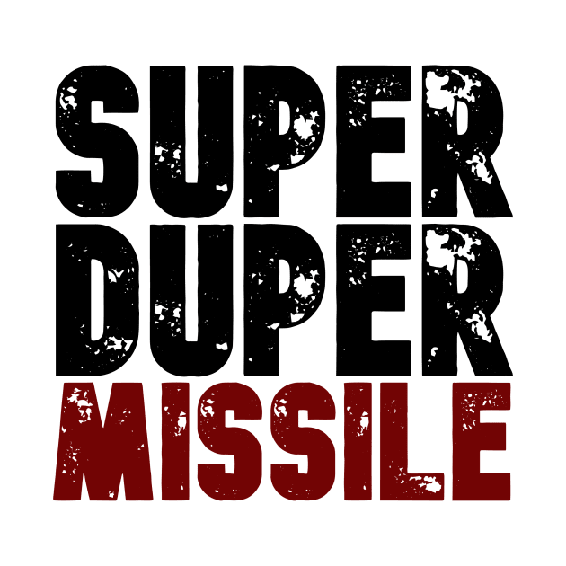 Super Duper Missile Wtih USA Flag Color by Seopdesigns
