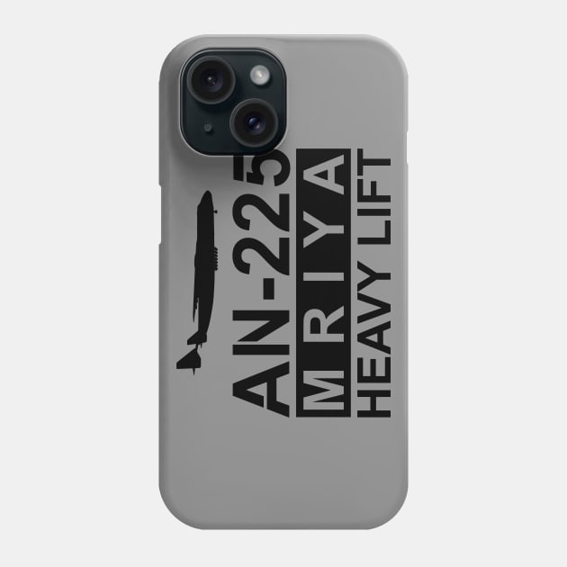 AN-225 Mriya (subdued) Phone Case by TCP