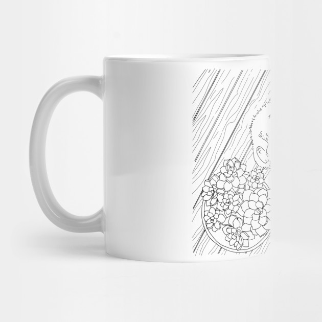 Plant Lady Cat And Coffee Plant Lady Mug Teepublic