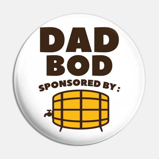 Dad Bod Pin by VectorPlanet