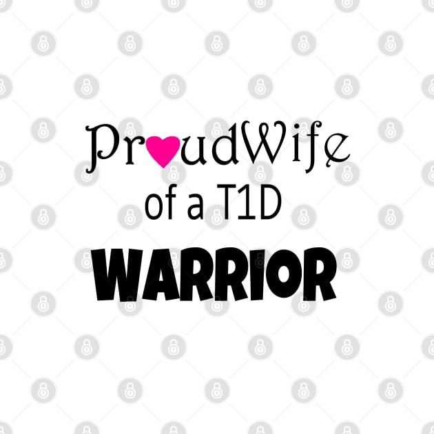 Proud Wife - Black Text - Pink Heart by CatGirl101