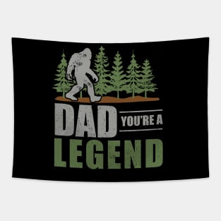 Dad You Are Legend Tapestry