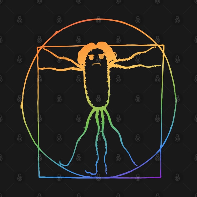 Vitruvian Angry Bacteria by labstud