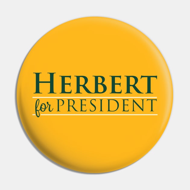 Justin Herbert For President Pin by Parkeit