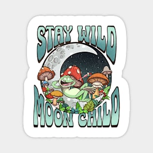 Stay Wild Moon Child Cartoon Magnet