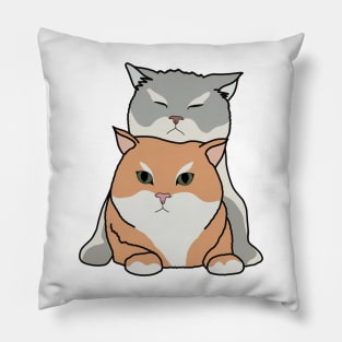 Cats Cuddling Pillow