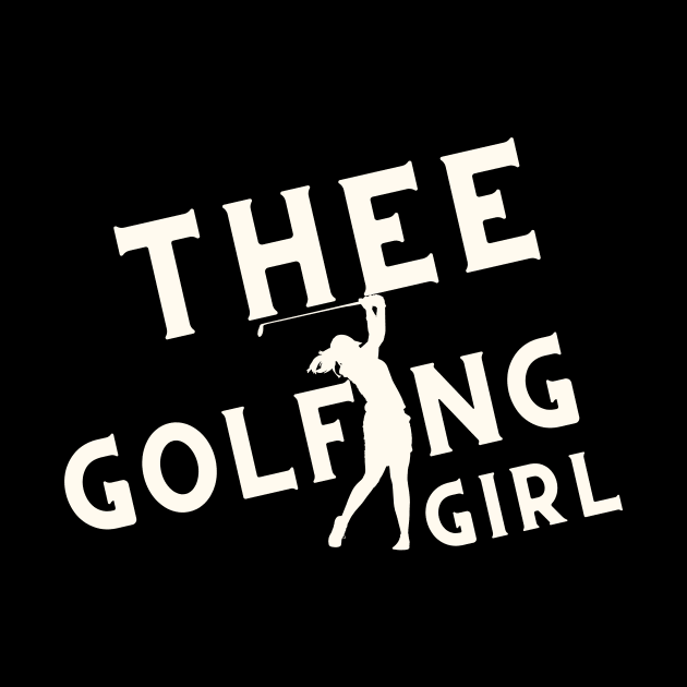 Thee golfing girl by NICHE&NICHE