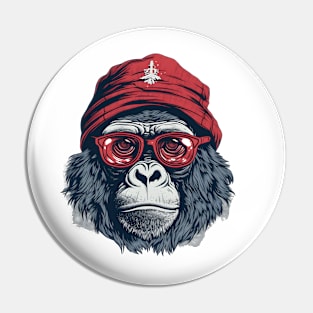 Cool Gorilla #10 Pin