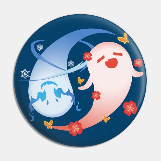 Yin yang Spirits - Hutao & Qiqi Pin by Petites Choses