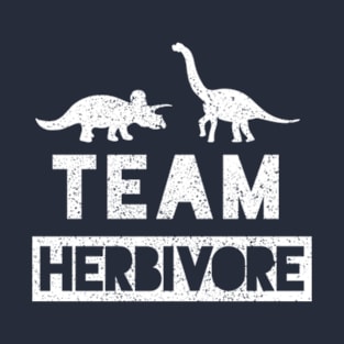 Team Herbivore Dinosaurs Vegan T-Shirt