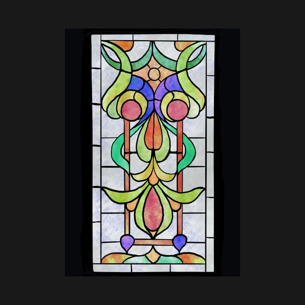 Stained Glass Panel by HappyWhovian