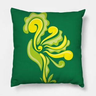 Cute Plants and Pets Illustrarion Pillow