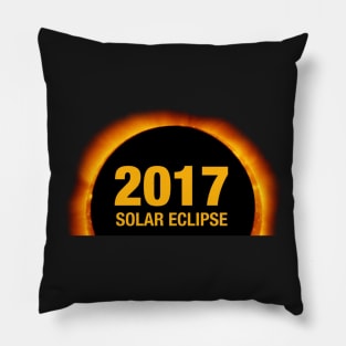 solar eclipse 2017 Pillow