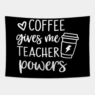 "Coffee Empowers: Teacher Edition" Tapestry