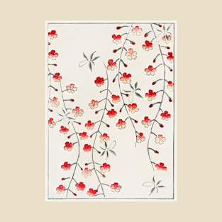 Cherry Blossom: Floral painting from Bijutsu Sekai by Watanabe Seitei - digitally cleaned and restored T-Shirt