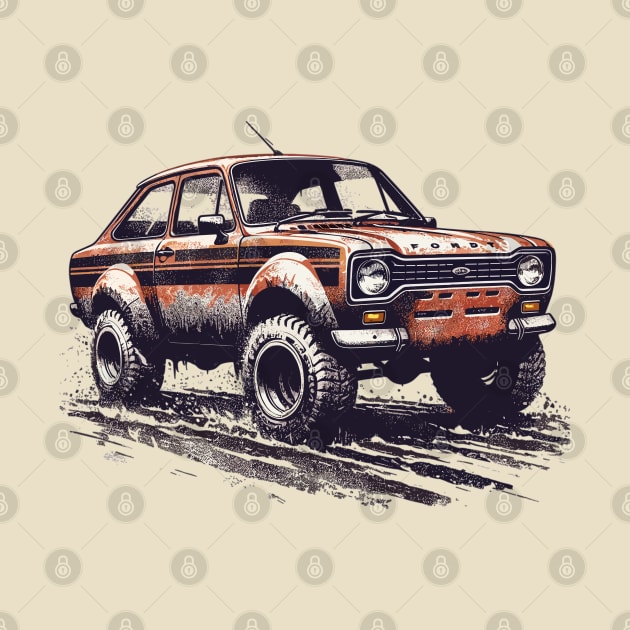 Ford Escort by Vehicles-Art