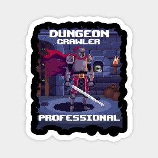 Pixelated Dungeon Delver: A Pro's Journey into the Depths Magnet