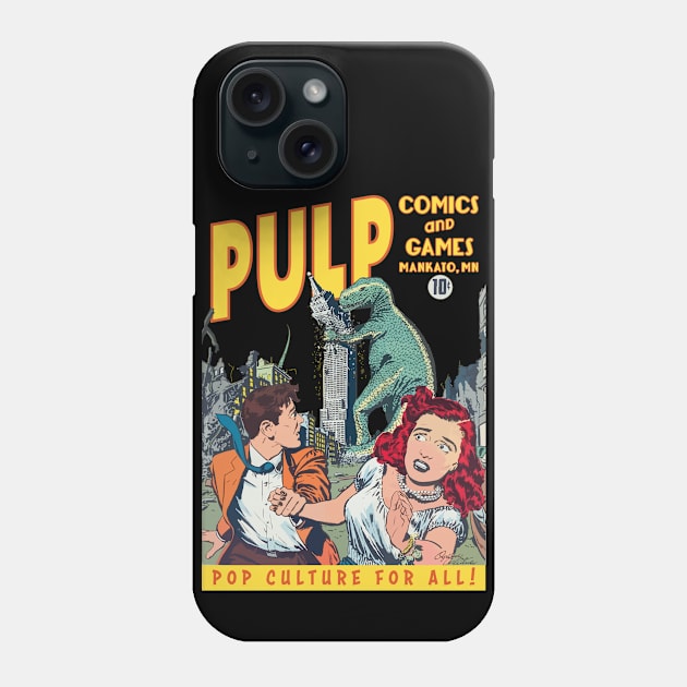 Pulp Dino Destruction Phone Case by PULP Comics and Games