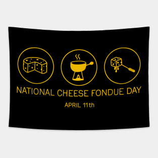 National Cheese Fondue Day Tapestry