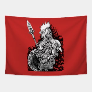 Chicken Knight Tapestry