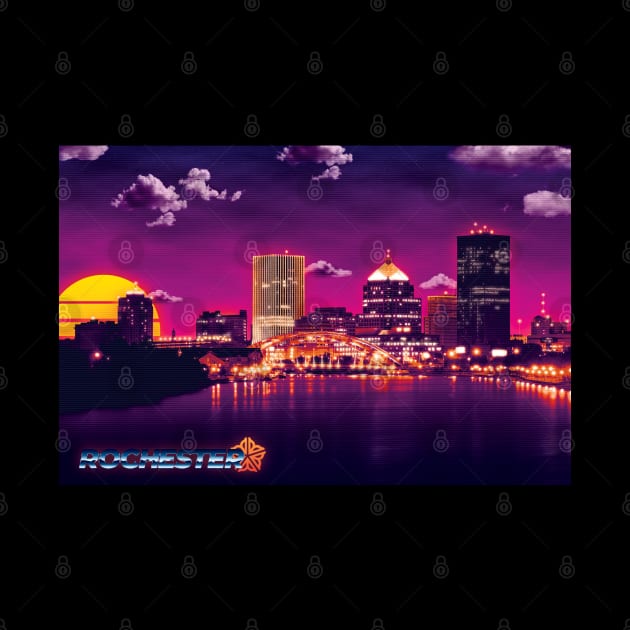 Neon Rochester by patrickkingart