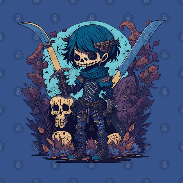 Warrior Skeleton by ColorCanvas